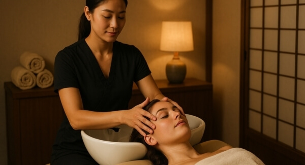 Japanese Head Spa Massage UK: the Viral Wellness Trend for Scalp Health & Relaxation